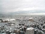 ＪＲタワー展望38Fから、札幌の雪景色