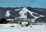 端野のメビウススキー場。本州は暖冬で雪不足だそうだけど