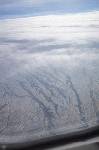 雲と大地の区別ができない、冬の北海道